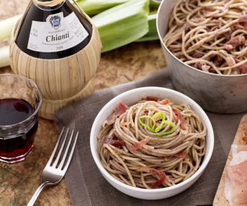 Spaghetti met Chianti