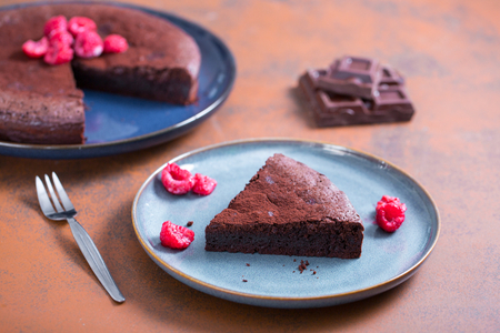 Meelvrije chocoladetaart