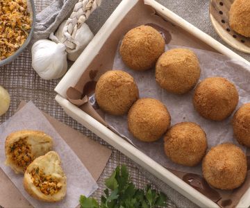 Coxinha (Braziliaanse arancini)