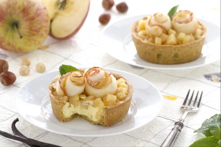 Mini-appeltaartjes met appelcompote