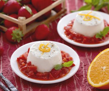 Panna cotta zonder gelatine
