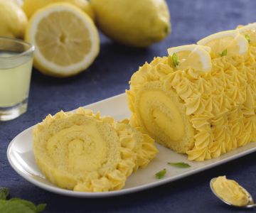 Rol met Limoncello-crème