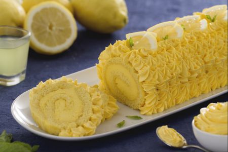 Rol met Limoncello-crème