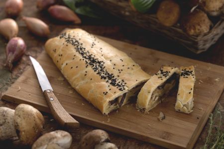 Porcini-paddenstoelstrudel