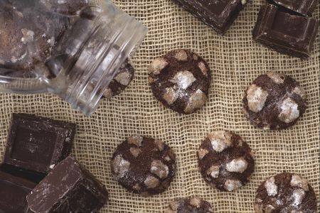 Chocolade kraakkoekjes