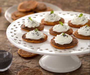 Hartige tomaten-basilicum pannenkoeken