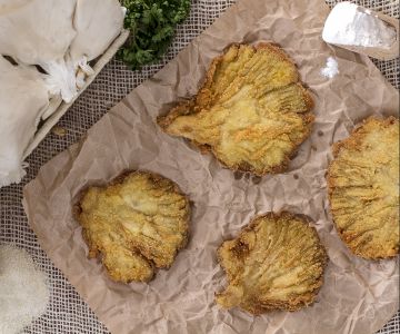 Krokante oesterzwammen