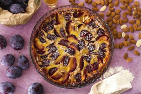 Clafoutis met Pruimen