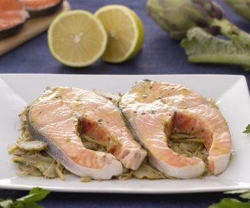 Zalm met citroen