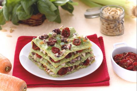 Lasagne met octopus ragù