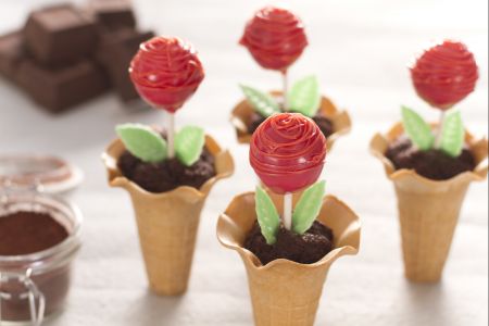 Rozen cake pops