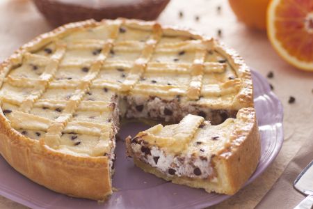 Paasricotta en chocolade taart