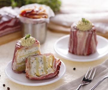 Kabeljauwflan op artisjokkencrème