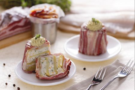 Kabeljauwflan op artisjokkencrème