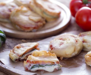 Gefrituurde Caprese