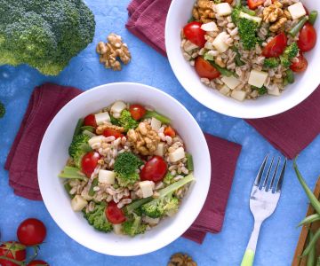 Farro salade met groente