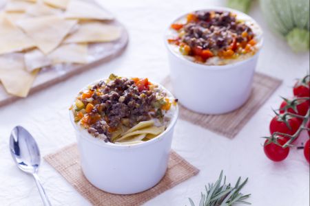 Ovenschotel van maltagliati