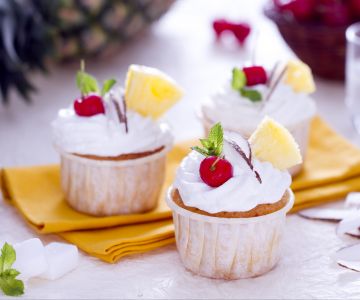 Pina colada Cupcake