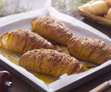 Hasselback aardappelen