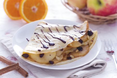 Crêpe appeltaart