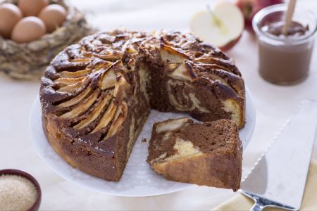 Appeltaart met Nutella