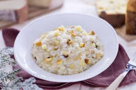 Risotto met panettone