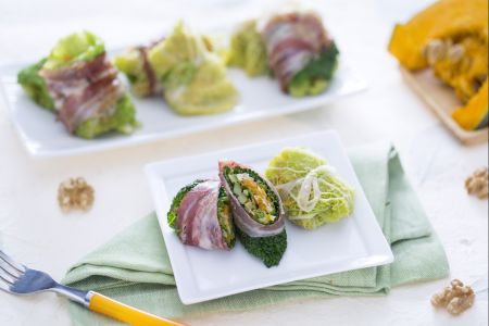 Gevulde Koolrolletjes met Groenten