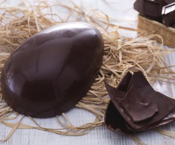 Paasei van pure chocolade