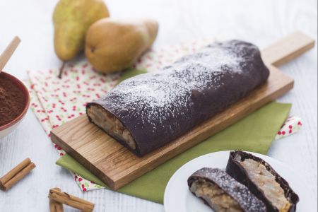 Chocolade-peren-kaneelstrudel
