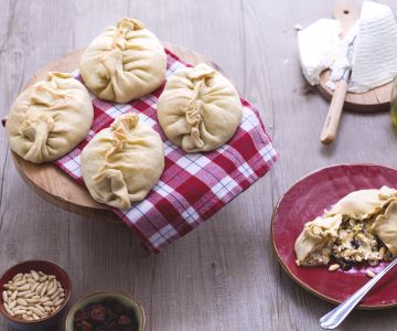 Ricotta en andijvie pakketjes