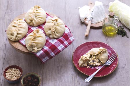 Ricotta en andijvie pakketjes