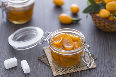 Gesuikerde Kumquats