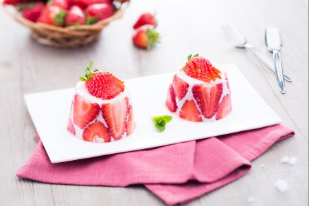 Panna cotta met agar agar