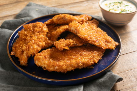 Kipfilet met cornflakes