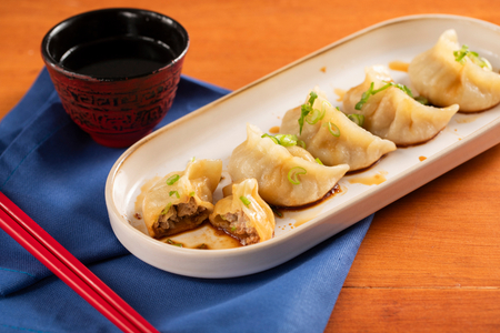 Japanse vleesravioli (Gyoza)
