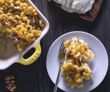 Ovenschotel met gorgonzola pasta