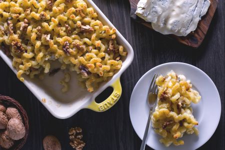 Ovenschotel met gorgonzola pasta