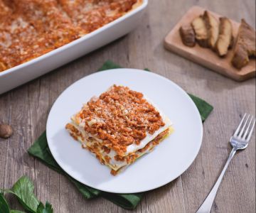 Lasagne met seitanragout