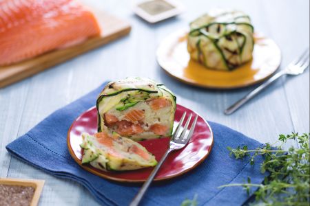 Zalm en Courgette Timbaaltje