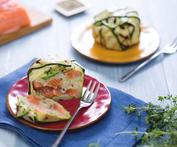 Zalm en Courgette Timbaaltje