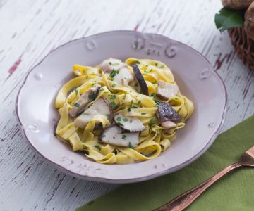 Tagliatelle met eekhoorntjesbrood