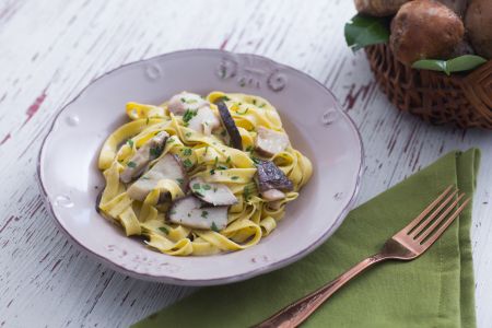 Tagliatelle met eekhoorntjesbrood
