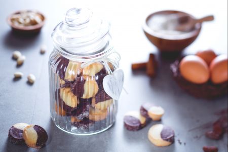 Kakao- en amandeldiamanten