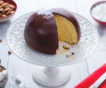 Abruzzese dessert met amandelen en chocolade