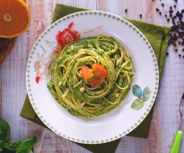 Bavette met citruspesto