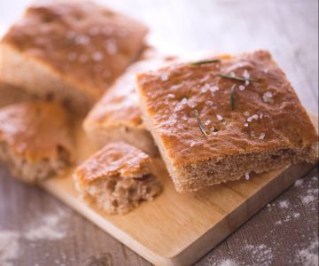 Volkoren focaccia