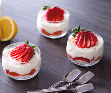 Aardbeien tiramisu zonder eieren