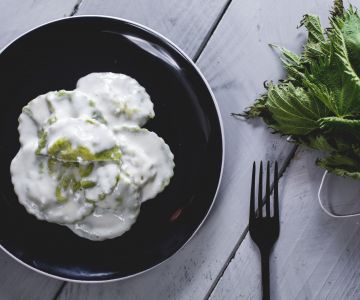 Brandnetelravioli met kaasfondue