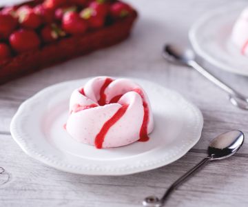 Aardbeiensemifreddo