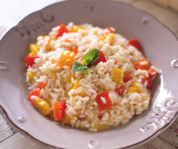 Risotto met Paprika